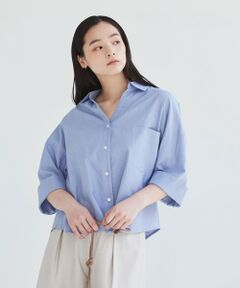 売れ筋商品|||ゲタス シャツ レディース トップス BIANCA - Blouse - grey blue WOMEN シャツ・ブラウス