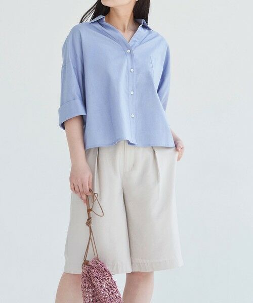 BIANCA / ビアンカ シャツ・ブラウス | 【デイリーユース】コットンリネンスキッパーシャツ | 詳細11