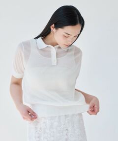 BIANCA / ビアンカ ニット・セーター | 【デイリーユース】シアースポーティーニットポロ