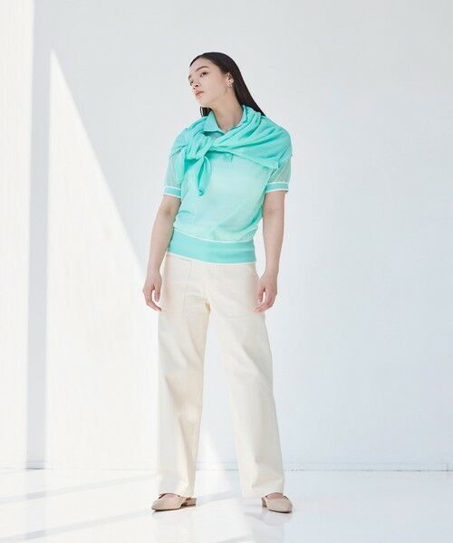 BIANCA / ビアンカ ニット・セーター | 【デイリーユース】シアースポーティーニットポロ | 詳細10