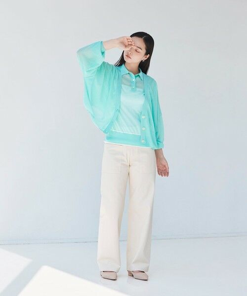 BIANCA / ビアンカ ニット・セーター | 【デイリーユース】シアースポーティーニットポロ | 詳細11