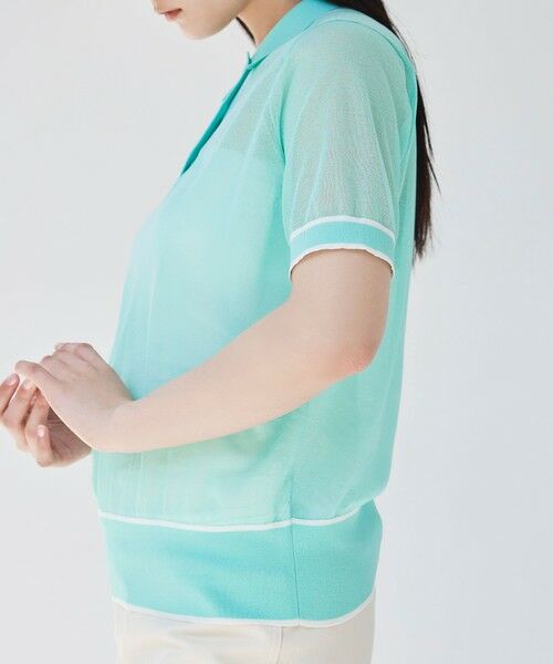 BIANCA / ビアンカ ニット・セーター | 【デイリーユース】シアースポーティーニットポロ | 詳細14