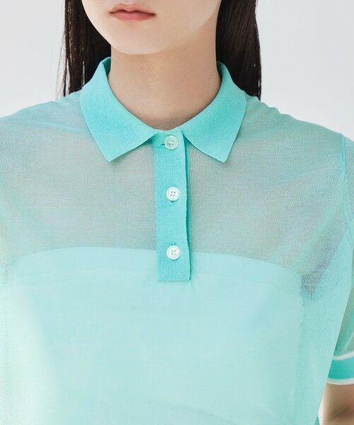 BIANCA / ビアンカ ニット・セーター | 【デイリーユース】シアースポーティーニットポロ | 詳細16