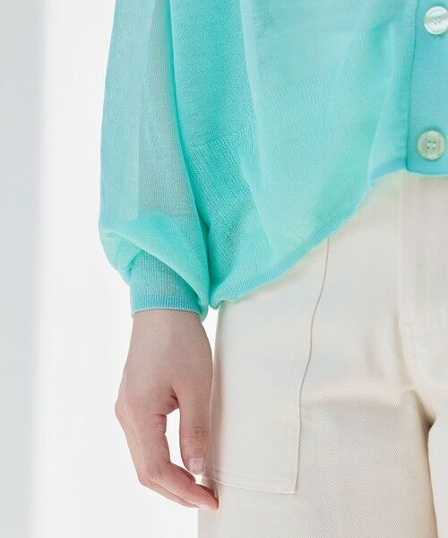 BIANCA / ビアンカ ニット・セーター | 【デイリーユース】ドルマンスリーブライトシアーカーデ | 詳細16