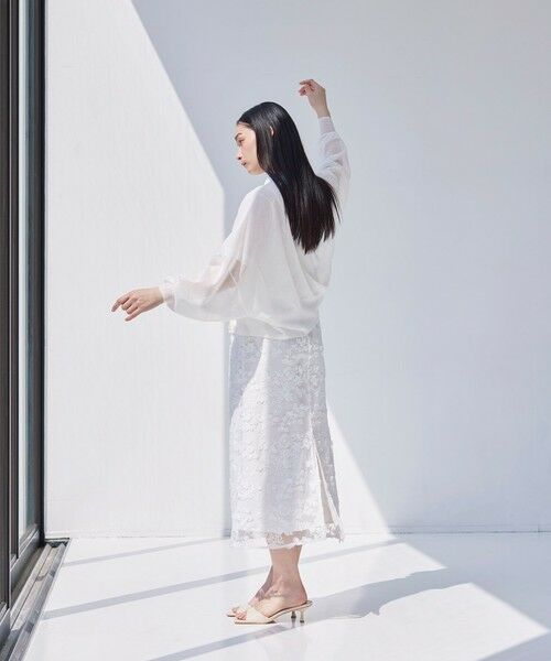 BIANCA / ビアンカ ニット・セーター | 【デイリーユース】ドルマンスリーブライトシアーカーデ | 詳細4