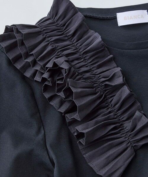 BIANCA / ビアンカ カットソー | 【マルチシーン】ショルダープリーツギャザーT | 詳細13