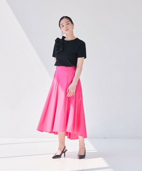 BIANCA / ビアンカ カットソー | 【マルチシーン】ショルダープリーツギャザーT | 詳細4