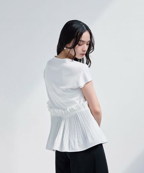 BIANCA / ビアンカ カットソー | 【マルチシーン】モダンプリーツコンビT | 詳細11