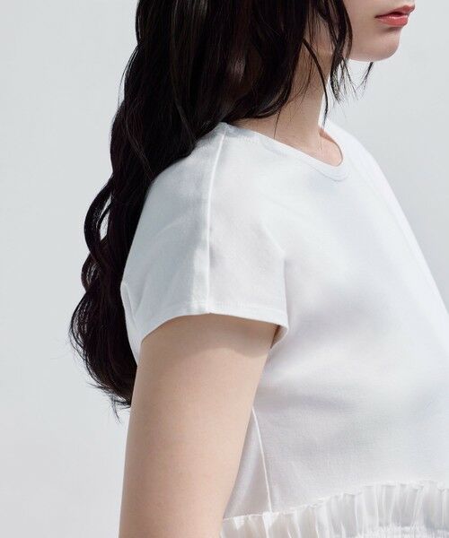 BIANCA / ビアンカ カットソー | 【マルチシーン】モダンプリーツコンビT | 詳細13