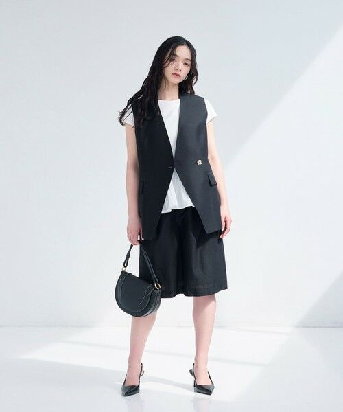 BIANCA / ビアンカ カットソー | 【マルチシーン】モダンプリーツコンビT | 詳細3