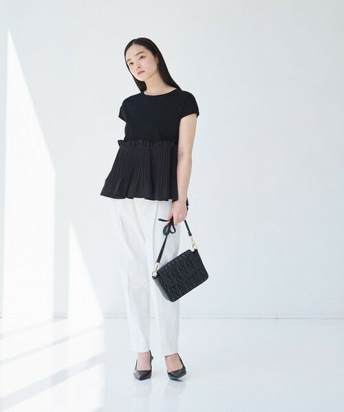 BIANCA / ビアンカ カットソー | 【マルチシーン】モダンプリーツコンビT | 詳細5