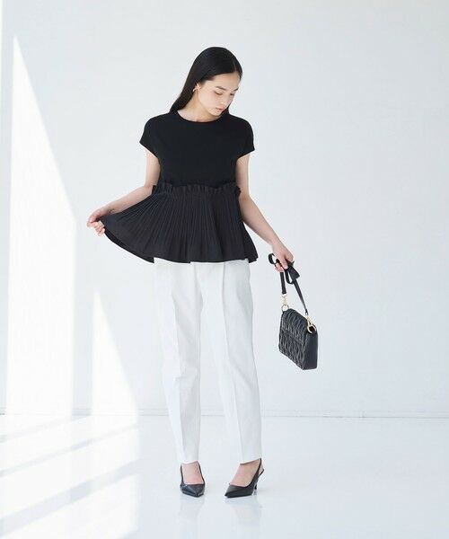 BIANCA / ビアンカ カットソー | 【マルチシーン】モダンプリーツコンビT | 詳細6