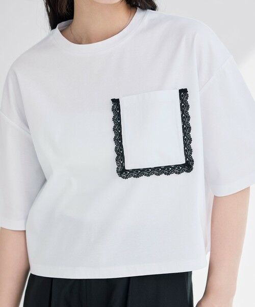 BIANCA / ビアンカ カットソー | 【デイリーユース】ポケットレースカットソー | 詳細1