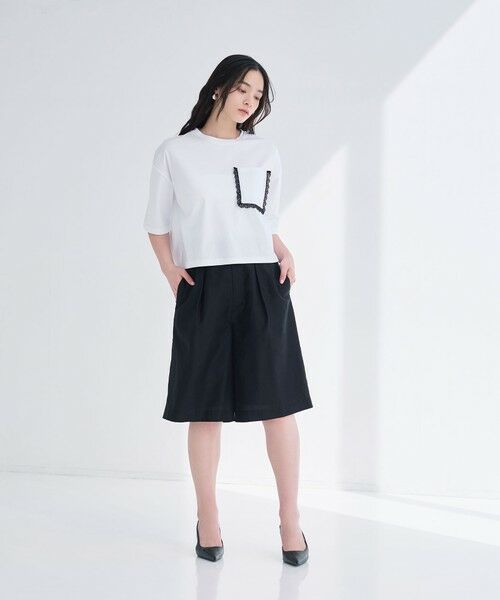 BIANCA / ビアンカ カットソー | 【デイリーユース】ポケットレースカットソー | 詳細3