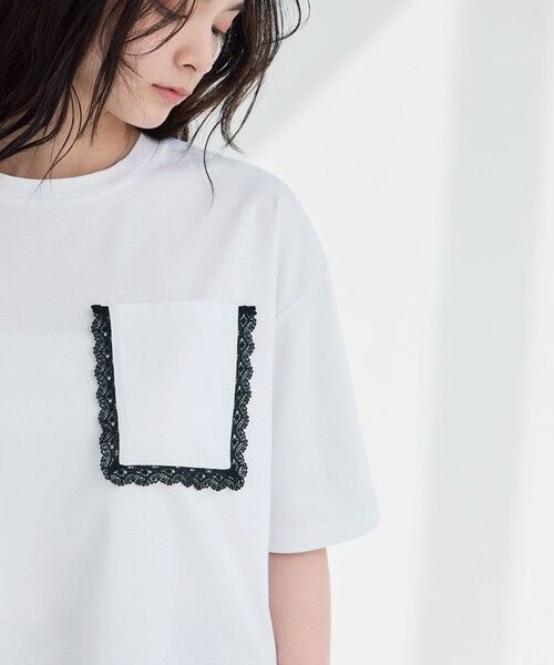 BIANCA / ビアンカ カットソー | 【デイリーユース】ポケットレースカットソー | 詳細8