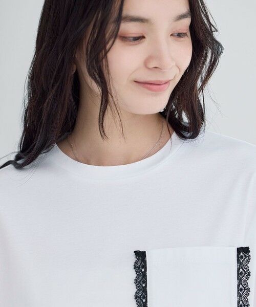 BIANCA / ビアンカ カットソー | 【デイリーユース】ポケットレースカットソー | 詳細9