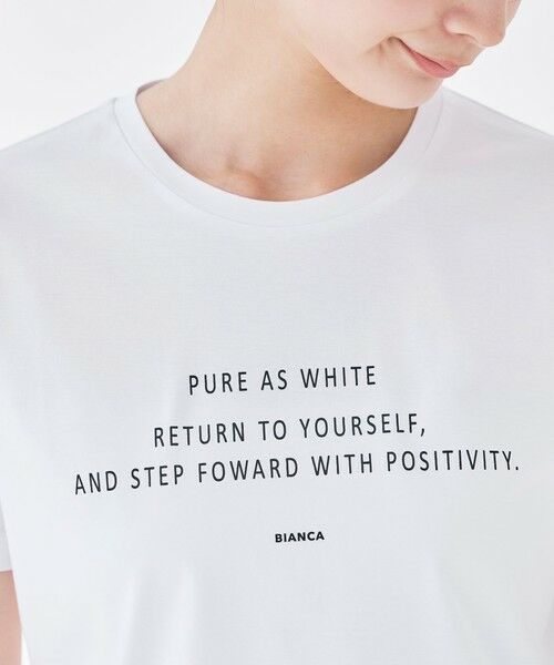 BIANCA / ビアンカ カットソー | 【デイリーユース】メッセージプリントT | 詳細11