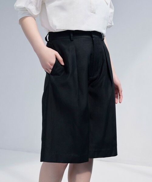 BIANCA / ビアンカ その他パンツ | 【着回し抜群】大人のリネンショートパンツ | 詳細1