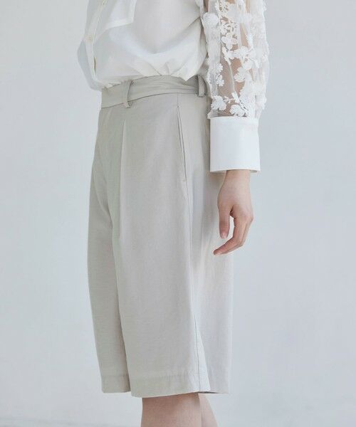 BIANCA / ビアンカ その他パンツ | 【着回し抜群】大人のリネンショートパンツ | 詳細16
