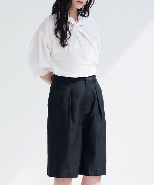 BIANCA / ビアンカ その他パンツ | 【着回し抜群】大人のリネンショートパンツ | 詳細2