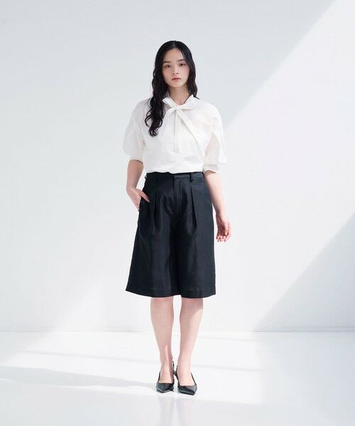 BIANCA / ビアンカ その他パンツ | 【着回し抜群】大人のリネンショートパンツ | 詳細3