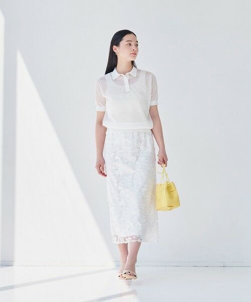 BIANCA / ビアンカ ロング・マキシ丈スカート | 【マルチシーン】華やかレーススカート | 詳細1