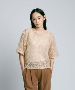 BIANCA / ビアンカ シャツ・ブラウス | 【再入荷】【オケージョン/デイリー】洗えるレースブラウスT <追加生産>
