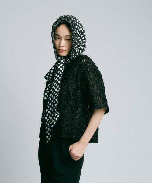 BIANCA / ビアンカ シャツ・ブラウス | 【再入荷】【オケージョン/デイリー】洗えるレースブラウスT <追加生産> | 詳細10