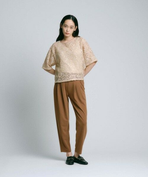 BIANCA / ビアンカ シャツ・ブラウス | 【再入荷】【オケージョン/デイリー】洗えるレースブラウスT <追加生産> | 詳細11