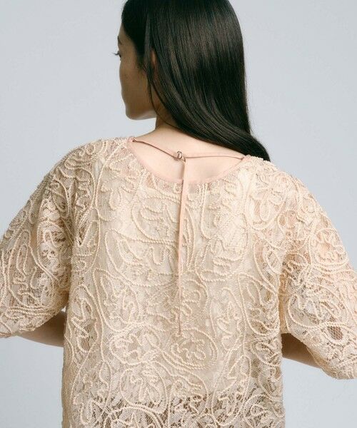 BIANCA / ビアンカ シャツ・ブラウス | 【再入荷】【オケージョン/デイリー】洗えるレースブラウスT <追加生産> | 詳細12
