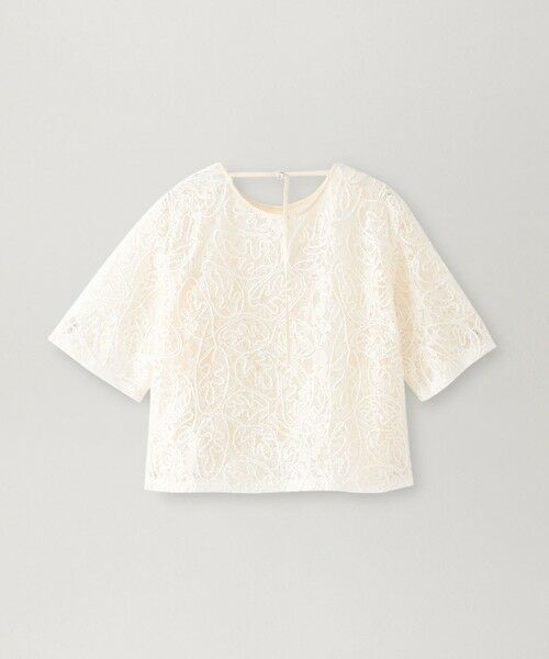 BIANCA / ビアンカ シャツ・ブラウス | 【再入荷】【オケージョン/デイリー】洗えるレースブラウスT <追加生産> | 詳細16