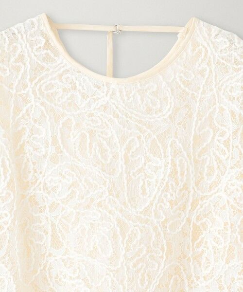 BIANCA / ビアンカ シャツ・ブラウス | 【再入荷】【オケージョン/デイリー】洗えるレースブラウスT <追加生産> | 詳細17