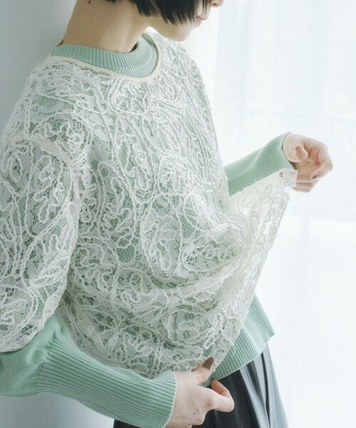 BIANCA / ビアンカ シャツ・ブラウス | 【再入荷】【オケージョン/デイリー】洗えるレースブラウスT <追加生産> | 詳細2