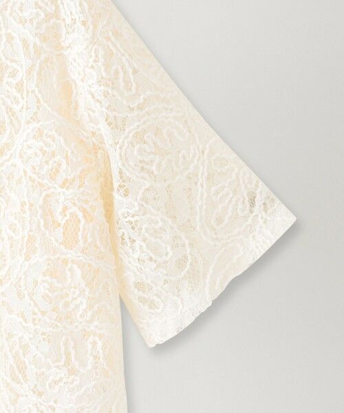 BIANCA / ビアンカ シャツ・ブラウス | 【再入荷】【オケージョン/デイリー】洗えるレースブラウスT <追加生産> | 詳細19