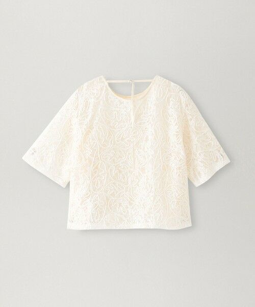 BIANCA / ビアンカ シャツ・ブラウス | 【再入荷】【オケージョン/デイリー】洗えるレースブラウスT <追加生産> | 詳細22