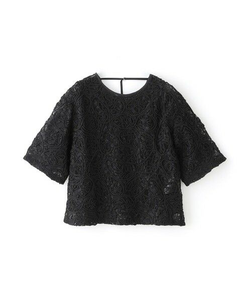 BIANCA / ビアンカ シャツ・ブラウス | 【再入荷】【オケージョン/デイリー】洗えるレースブラウスT <追加生産> | 詳細23