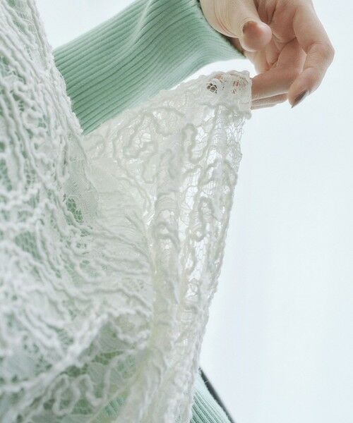 BIANCA / ビアンカ シャツ・ブラウス | 【再入荷】【オケージョン/デイリー】洗えるレースブラウスT <追加生産> | 詳細4