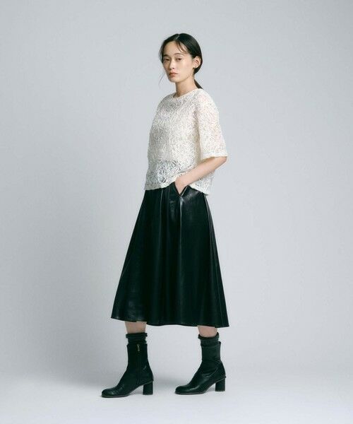 BIANCA / ビアンカ シャツ・ブラウス | 【再入荷】【オケージョン/デイリー】洗えるレースブラウスT <追加生産> | 詳細8