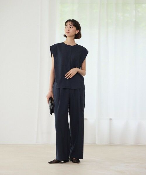 BIANCA / ビアンカ シャツ・ブラウス | 【マルチシーン】ドライタッチ ツインポケットブラウス | 詳細1