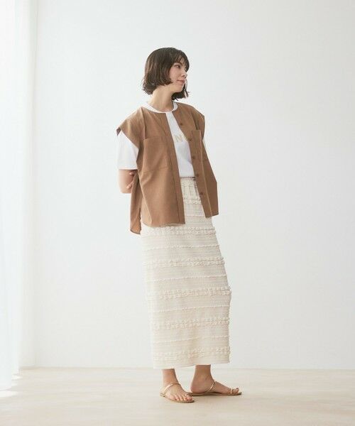 BIANCA / ビアンカ シャツ・ブラウス | 【マルチシーン】ドライタッチ ツインポケットブラウス | 詳細4