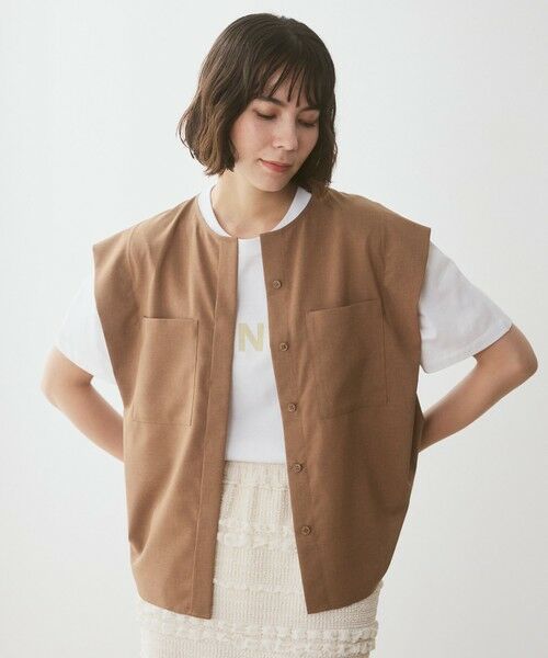 BIANCA / ビアンカ シャツ・ブラウス | 【マルチシーン】ドライタッチ ツインポケットブラウス | 詳細5