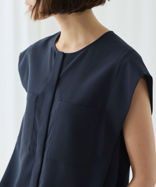 BIANCA / ビアンカ シャツ・ブラウス | 【マルチシーン】ドライタッチ ツインポケットブラウス | 詳細8
