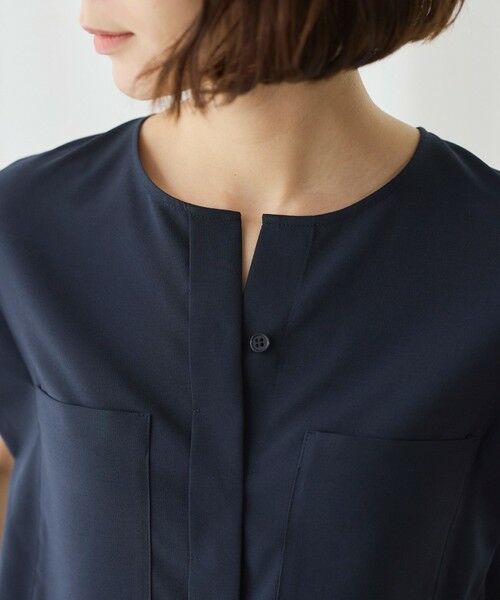 BIANCA / ビアンカ シャツ・ブラウス | 【マルチシーン】ドライタッチ ツインポケットブラウス | 詳細9