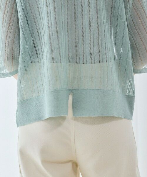 BIANCA / ビアンカ ニット・セーター | 【デイリーユース】シアーストライプニット | 詳細17