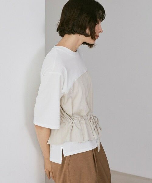 BIANCA / ビアンカ カットソー | 【デイリーユース】ビスチェ風ハーフスリーブT | 詳細11