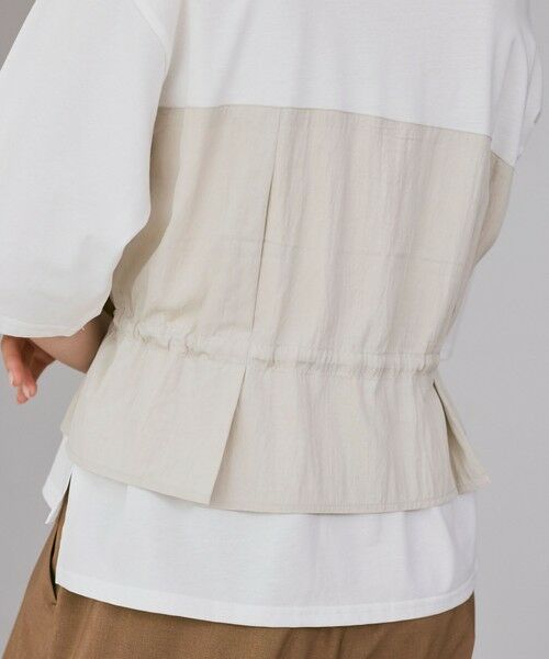 BIANCA / ビアンカ カットソー | 【デイリーユース】ビスチェ風ハーフスリーブT | 詳細16