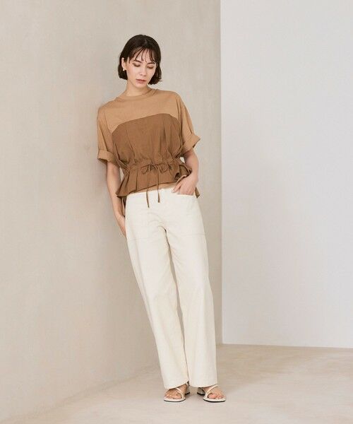 BIANCA / ビアンカ カットソー | 【デイリーユース】ビスチェ風ハーフスリーブT | 詳細6