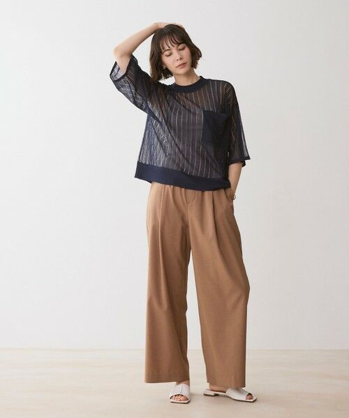 BIANCA / ビアンカ その他パンツ | 【マルチシーン】ドライタッチ 美シルエットイージーパンツ | 詳細4