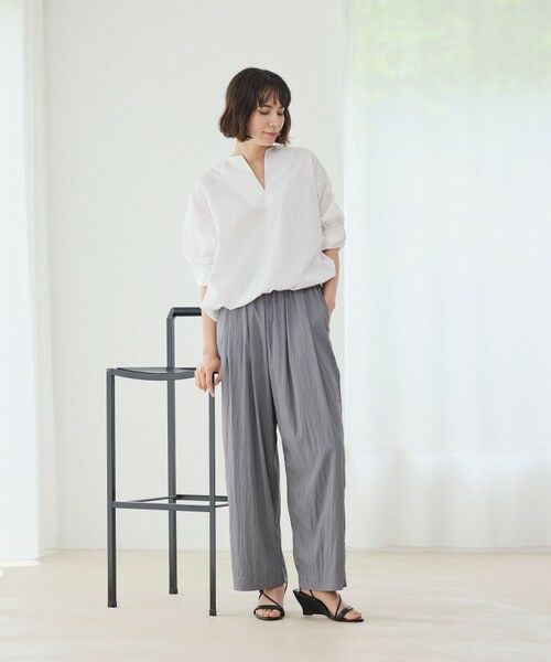 BIANCA / ビアンカ その他パンツ | 【着回し抜群】ヴィンテージライク ワイドイージーパンツ | 詳細1