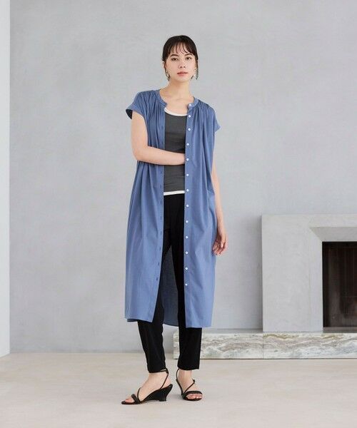 BIANCA / ビアンカ ロング・マキシ丈ワンピース | 【デイリーユース】エアリーフレアジャージワンピース | 詳細3